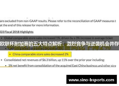 欧联杯附加赛的五大特点解析：激烈竞争与逆袭机会并存